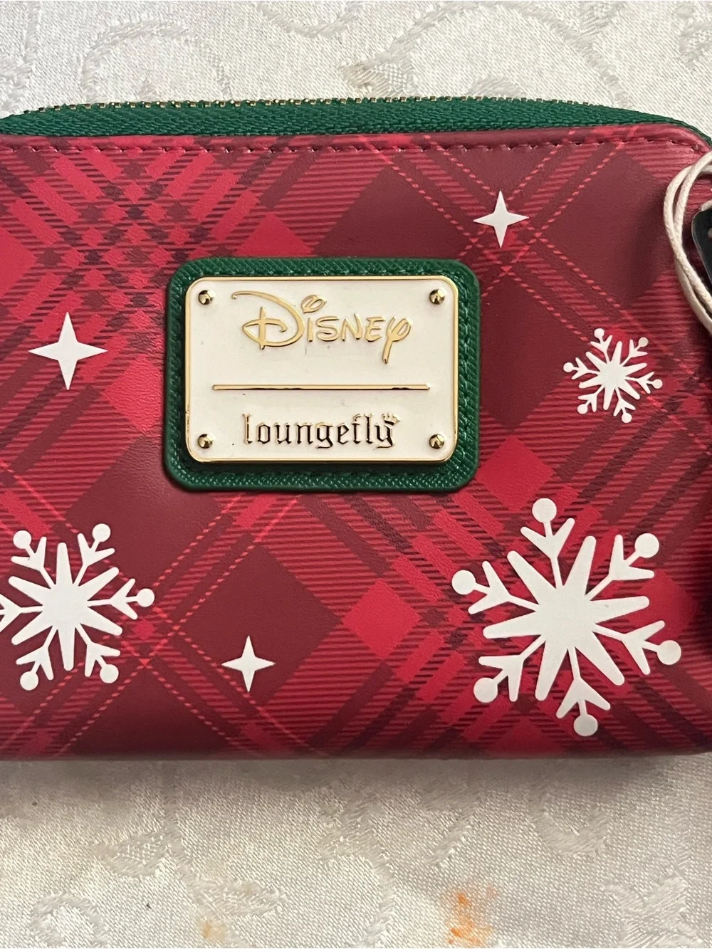 Disney Baymax Holiday Lights Zip Wallet - Red, White, Green